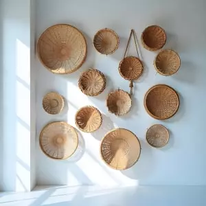 rattan wall decor type