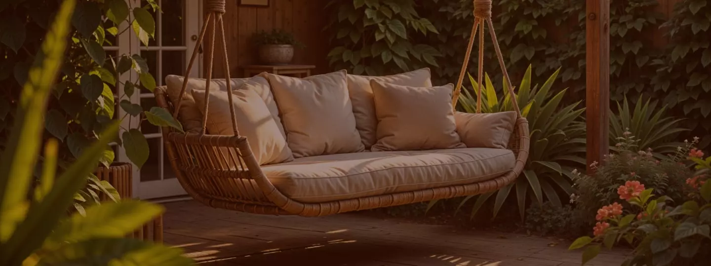 rattan lounge sofa set