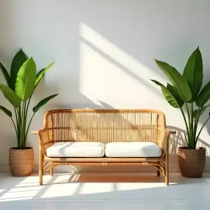 rattan lounge sofa set