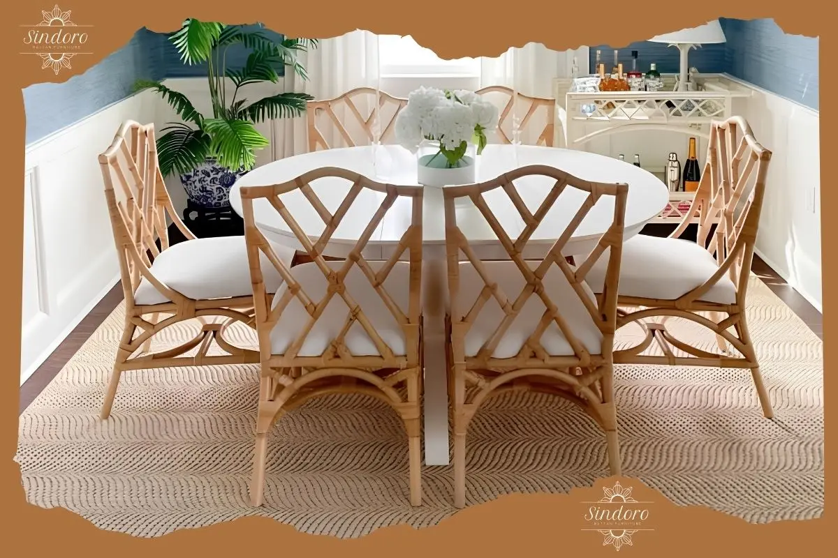 Armchair atau Armless Rattan Dining Chair?