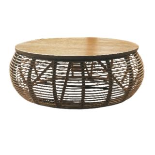 Teak Orb Table