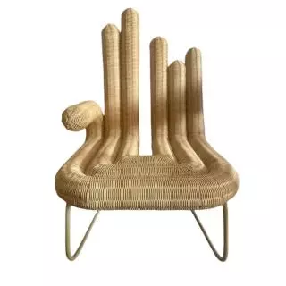 Rattan Chair with Unique Design