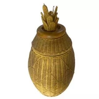 Pineapple Rattan Decor