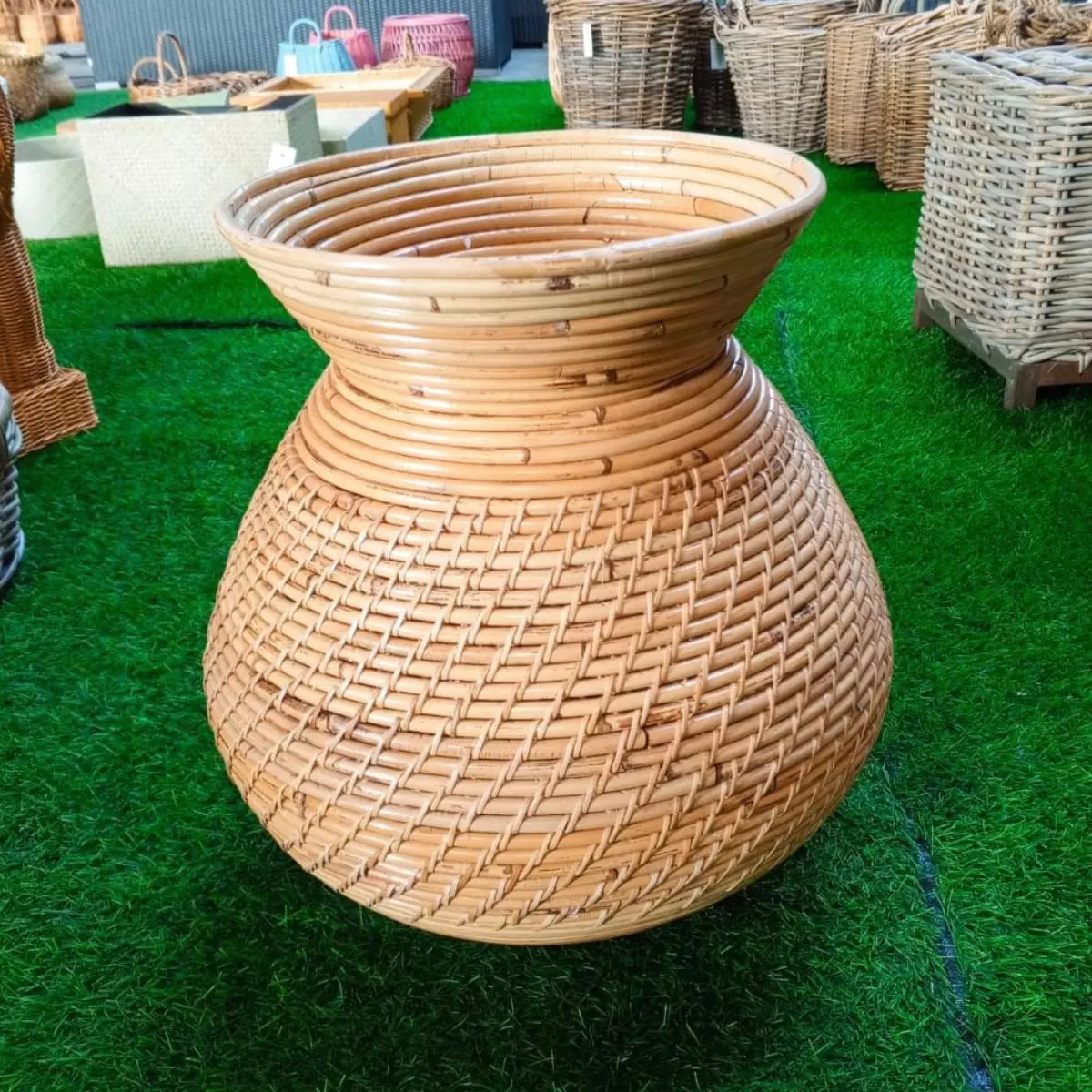 Rattan Bowl Decor