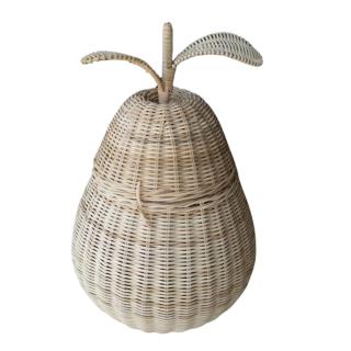 Rattan Pear Decor