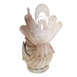 Rattan Swan Decor